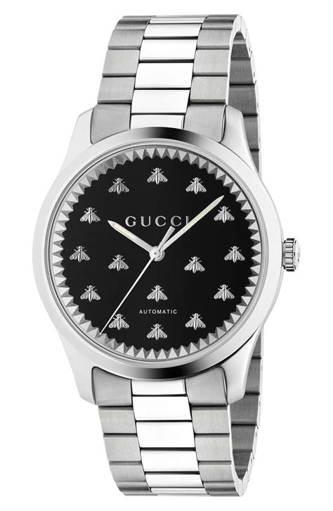 gucci automatic watch price|Gucci multi bee automatic bracelet.